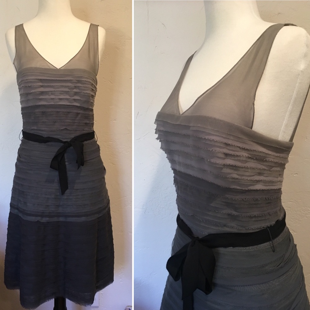 BCBGMaxAzria Gray Ombré Dress